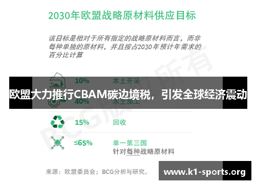 欧盟大力推行CBAM碳边境税，引发全球经济震动